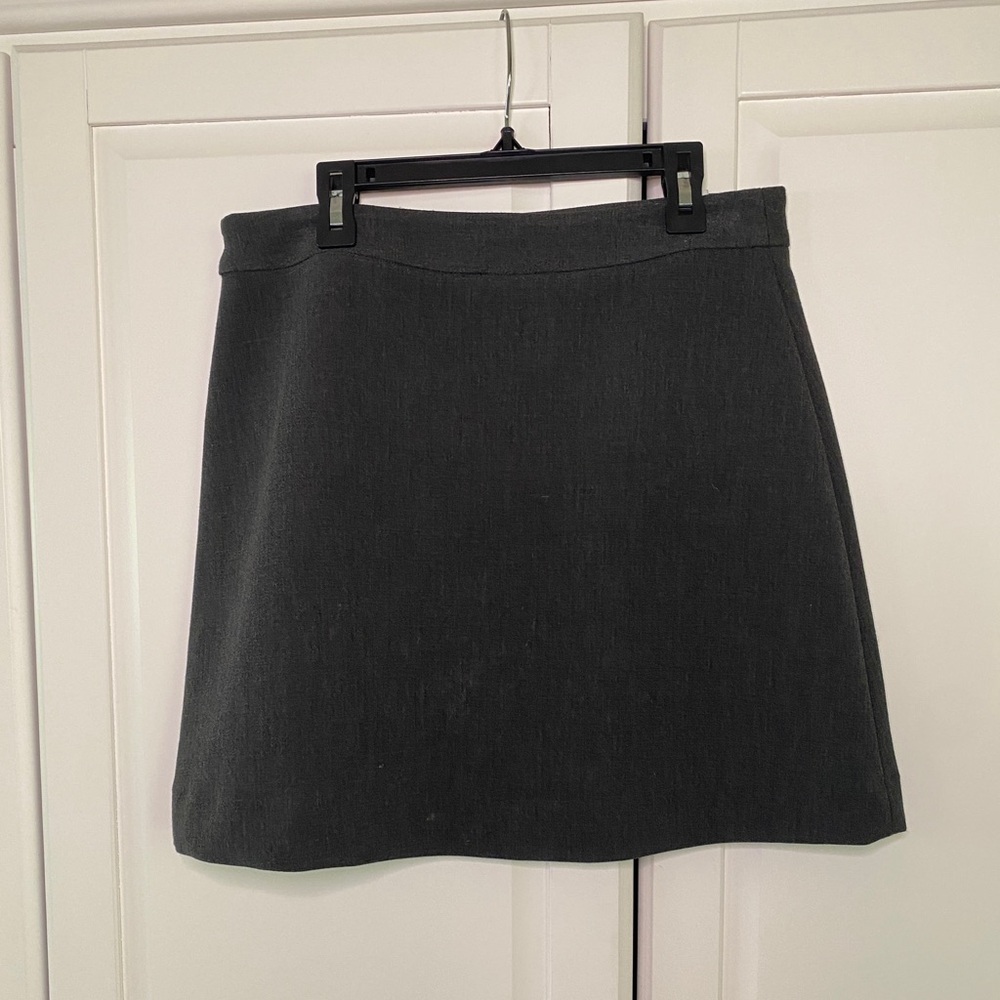 Charcoal Mini Skirt